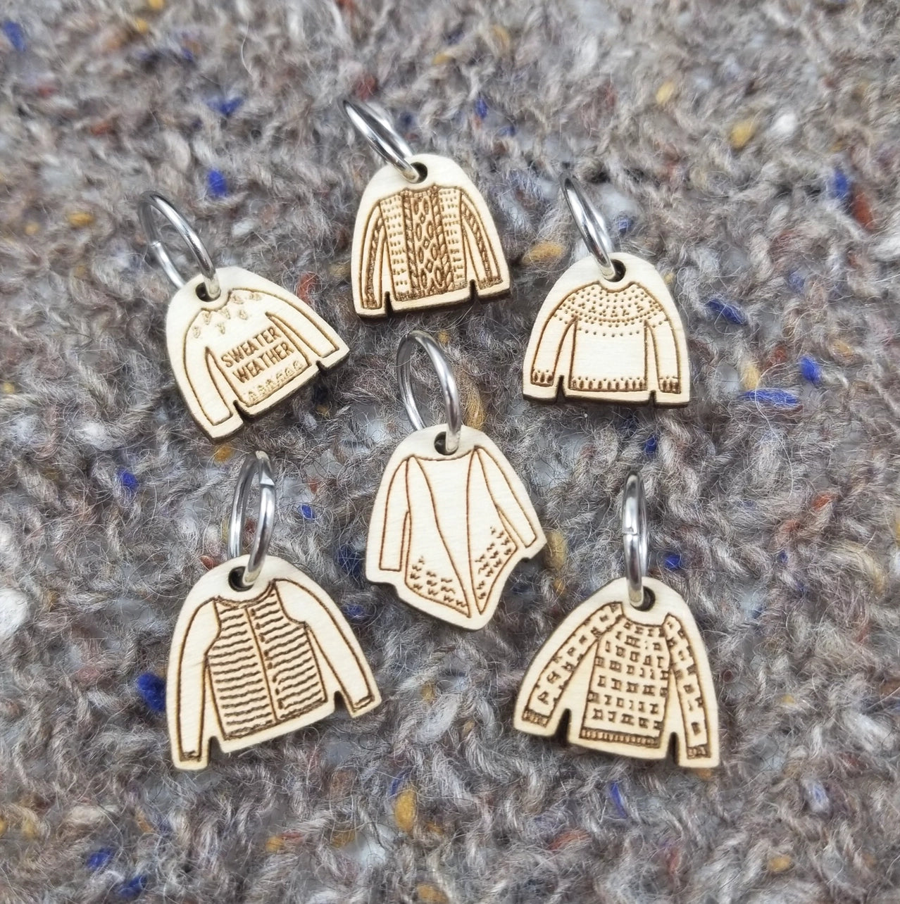 Sweater Stitch Marker Set