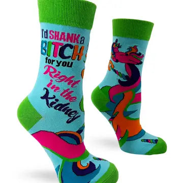 Fabdaz Women's Novelty Crew Socks