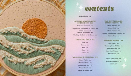 Retro Girl Embroidery: 20 Vintage Patterns Inspired by the 1970s