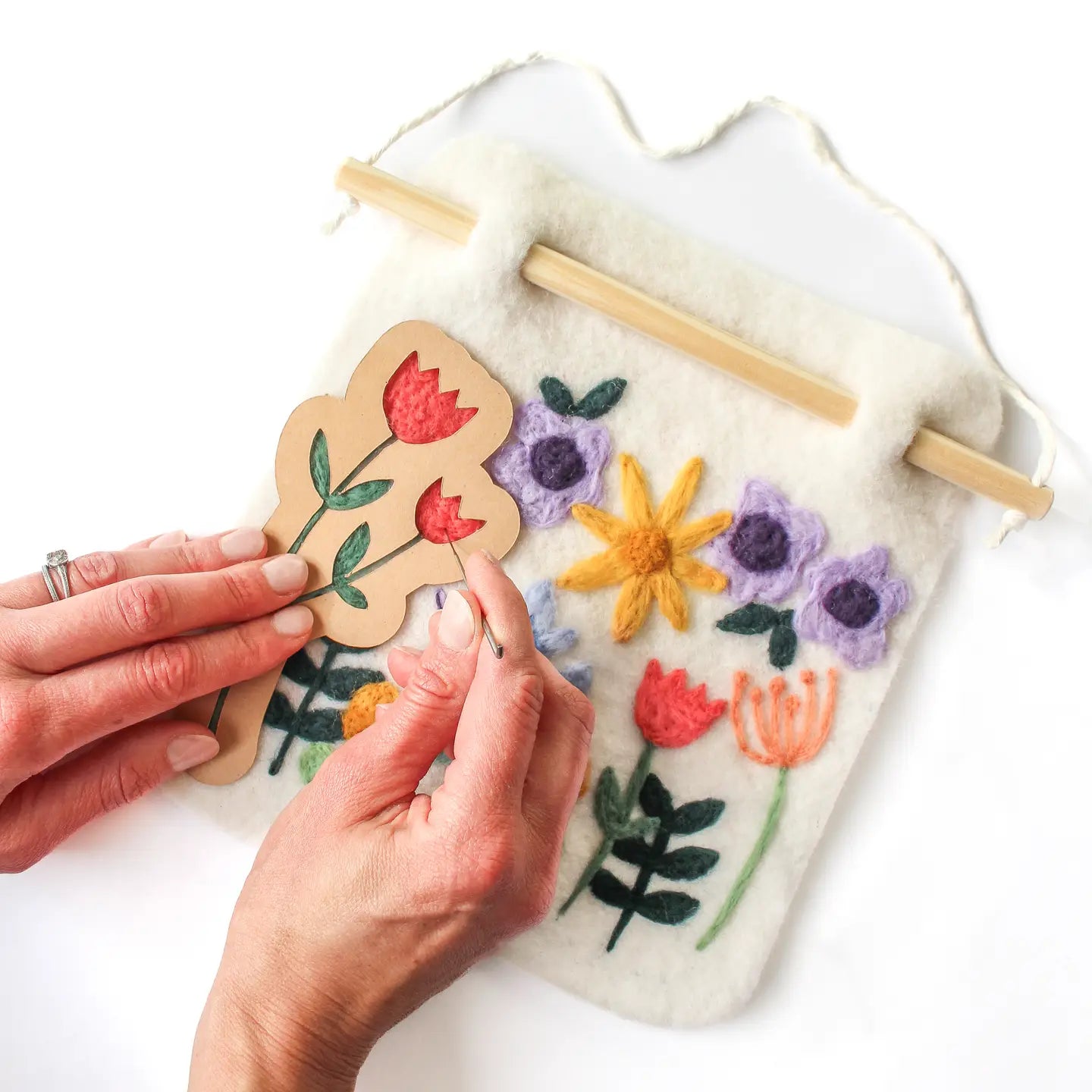 Wildflower Banner Felting Kit