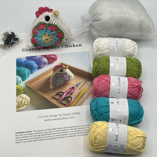 Granny Square Chicken Kits