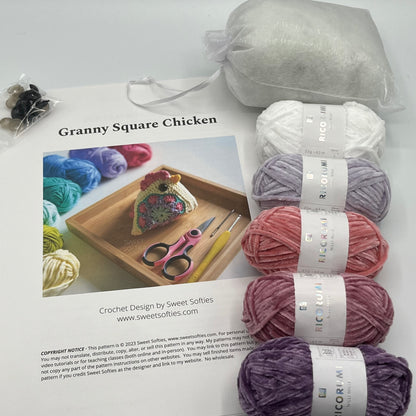 Granny Square Chicken Kits