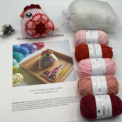 Granny Square Chicken Kits