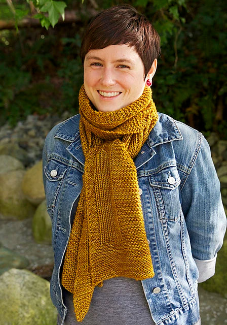 Knitting 101: Wheat Scarf