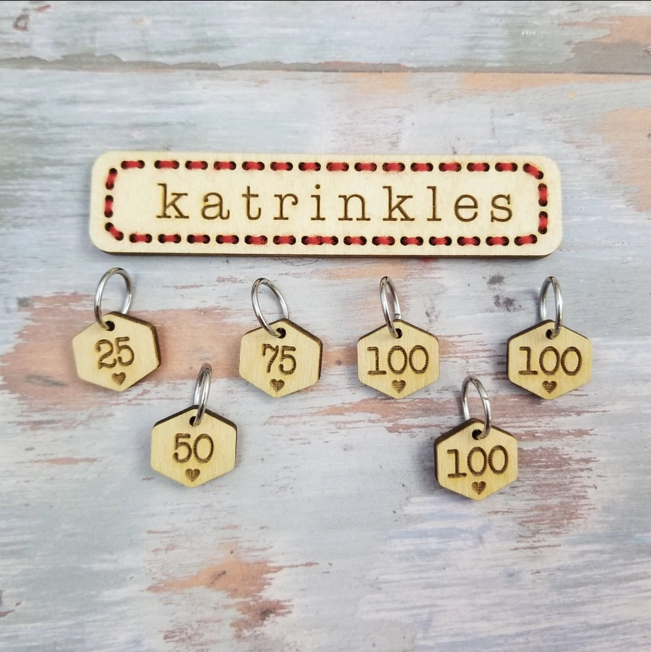 Counting Numbers Stitch Marker Set