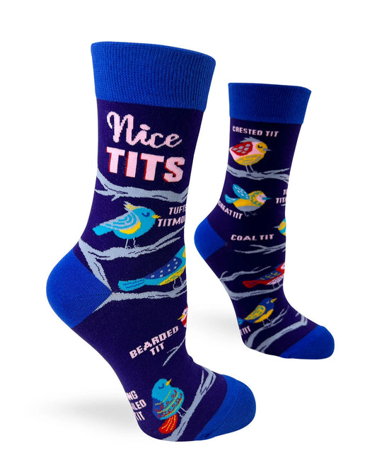 Fabdaz Women's Novelty Crew Socks