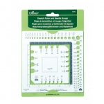 Clover Swatch Ruler and Needle Gauge