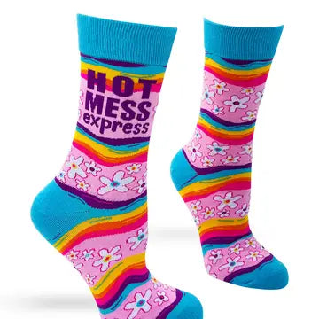 Fabdaz Women's Novelty Crew Socks