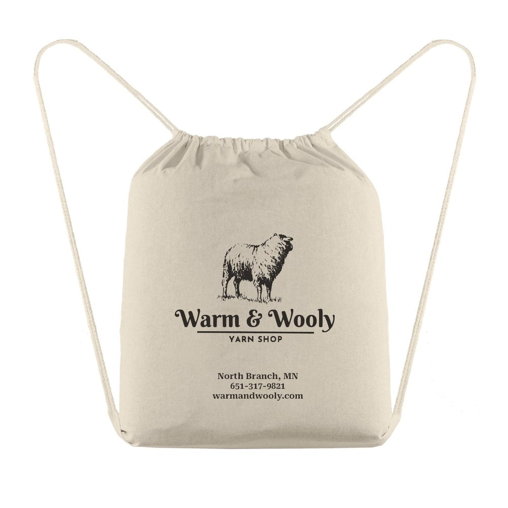 Warm & Wooly Drawstring Bag